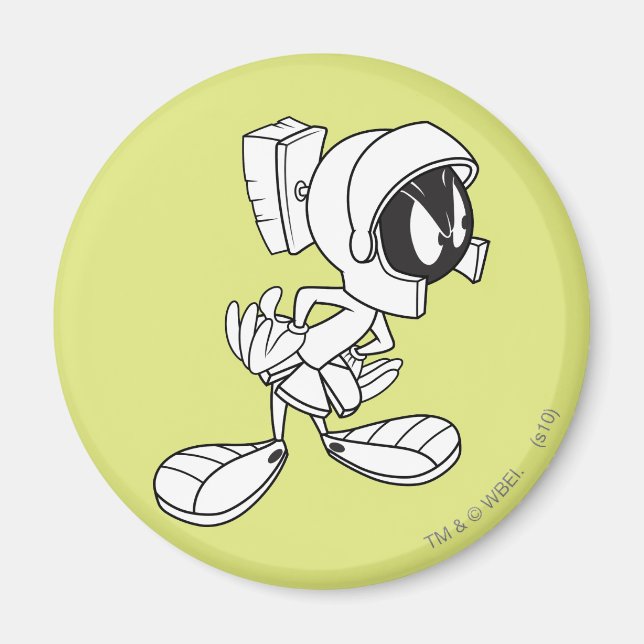 MARVIN THE MARTIAN™ Blickweg Magnet (Vorne)