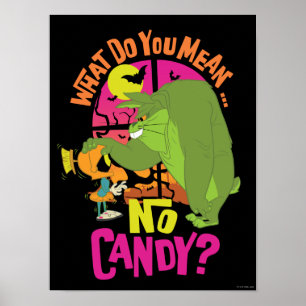 MARVIN THE MARTIAN™ & BUGS BUNNY™ "Keine Süßigkeit Poster
