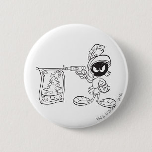 MARVIN THE MARTIAN™ Christmas Tree Pop Gun Button
