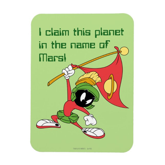 MARVIN THE MARTIAN™ Claiming Planet Magnet (Vertikal)