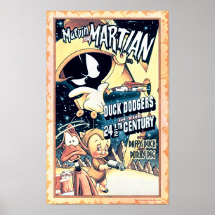 MARVIN THE MARTIAN™, DAFFY DUCK™ und Porky Pig Poster