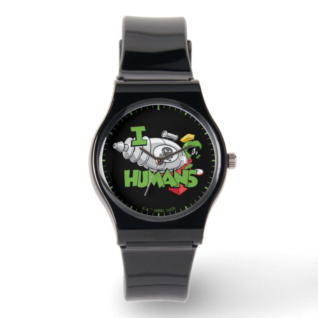 MARVIN THE MARTIAN™ I Laser Humans Armbanduhr (Vorderseite)