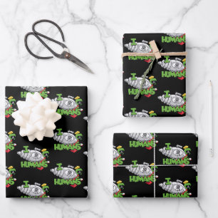 MARVIN THE MARTIAN™ I Laser Humans Geschenkpapier Set