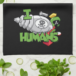 MARVIN THE MARTIAN™ I Laser Humans Geschirrtuch