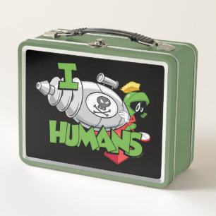 MARVIN THE MARTIAN™ I Laser Humans Metall Brotdose