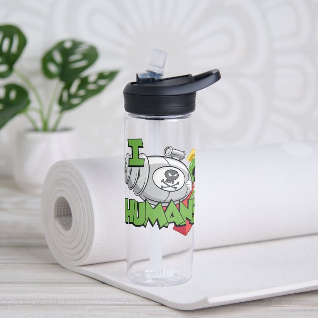 MARVIN THE MARTIAN™ I Laser Humans Trinkflasche (Yoga)