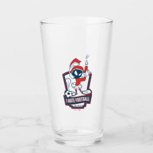MARVIN THE MARTIAN™ "Ich hasse Fußball" Grafik Glas