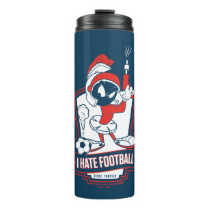 MARVIN THE MARTIAN™ "Ich hasse Fußball" Grafik Thermosbecher