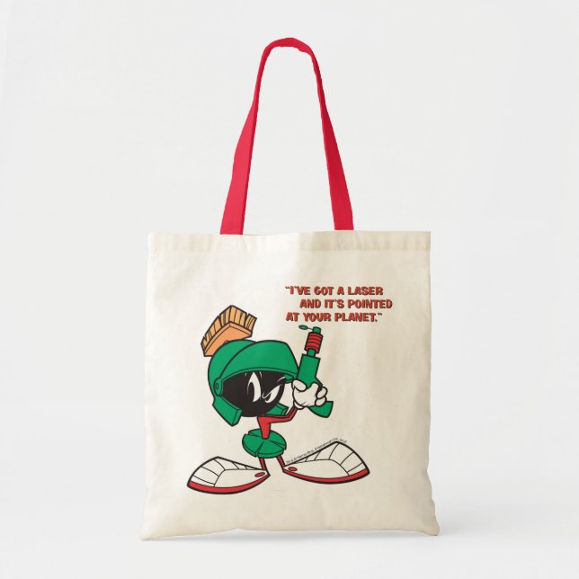 MARVIN THE MARTIAN™ mit Laser nach oben Tragetasche (Vorne)