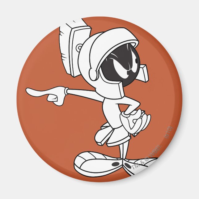 MARVIN THE MARTIAN™ Point Magnet (Vorne)