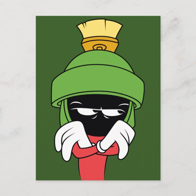 MARVIN THE MARTIAN™ Pout Postkarte (Vorderseite)