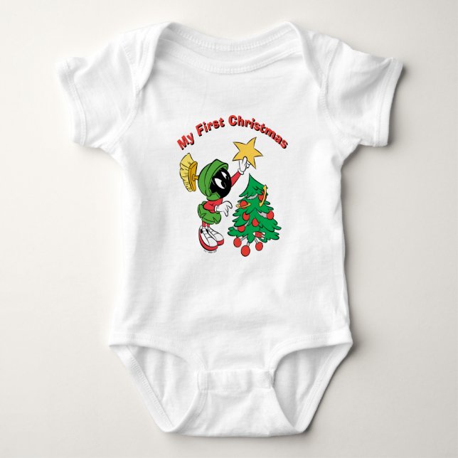 MARVIN THE MARTIAN™ Putting Star auf Trek Baby Strampler (Vorderseite)