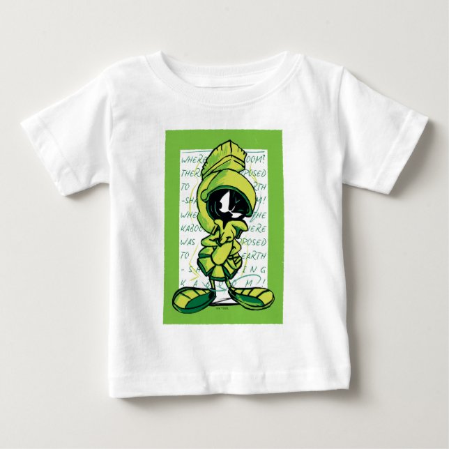 MARVIN THE MARTIAN™ Quote Sketch Baby T-shirt (Vorderseite)