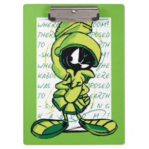 MARVIN THE MARTIAN™ Quote Sketch Klemmbrett