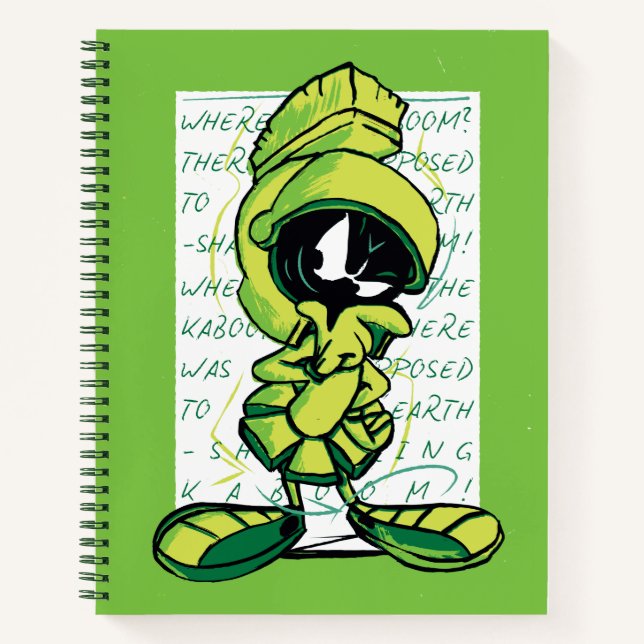 MARVIN THE MARTIAN™ Quote Sketch Notizbuch (Vorderseite)