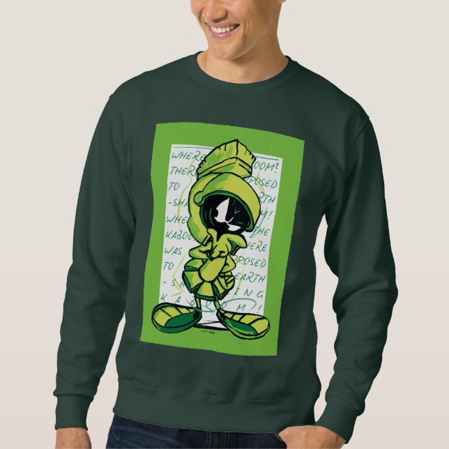 MARVIN THE MARTIAN™ Quote Sketch Sweatshirt (Vorderseite)
