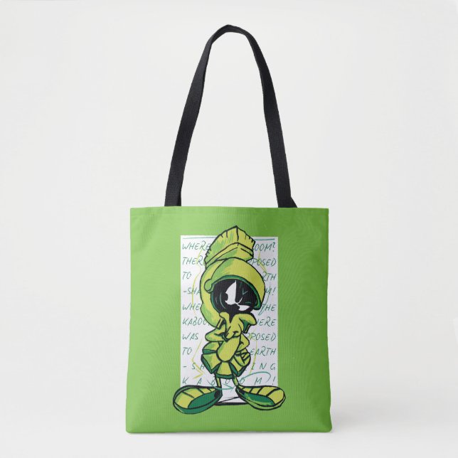 MARVIN THE MARTIAN™ Quote Sketch Tasche (Vorderseite)