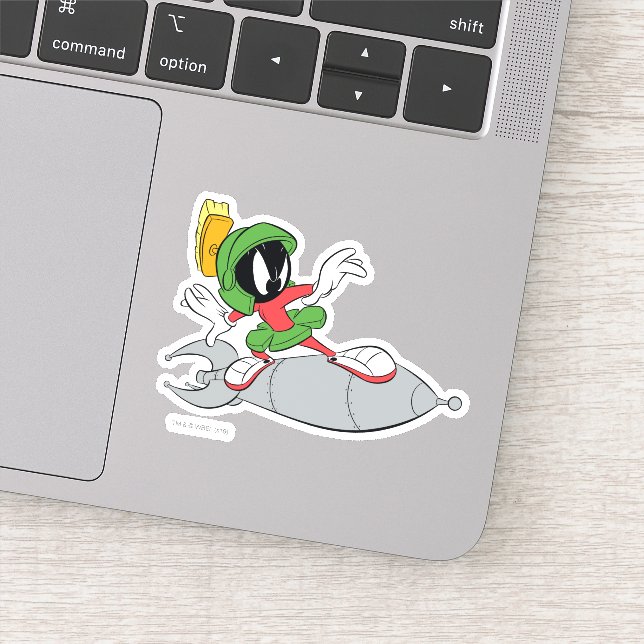 MARVIN THE MARTIAN™ Riding Aufkleber (Detail)