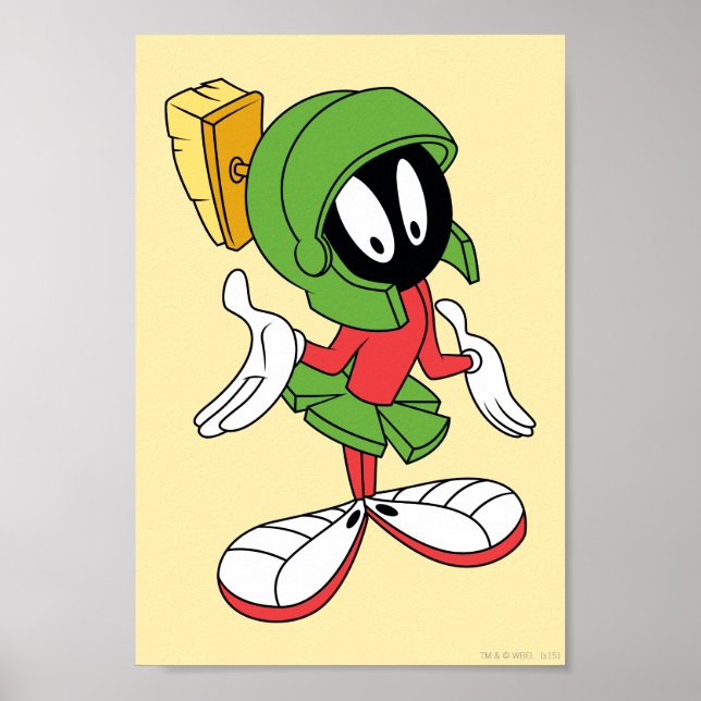 MARVIN THE MARTIAN™ Shrug Poster (Vorne)
