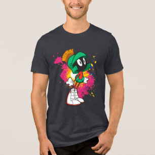 MARVIN THE MARTIAN™ Steht auf Fersen Tri-Blend Shirt