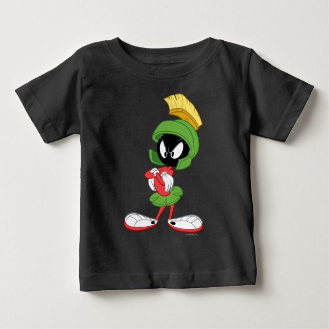 MARVIN THE MARTIAN™| Überkreuzte Waffen Baby T-shirt (Vorderseite)