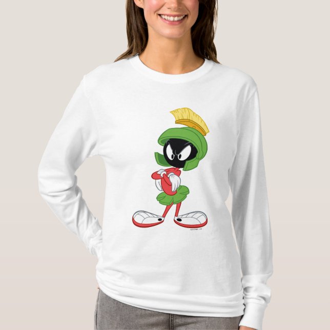 MARVIN THE MARTIAN™ | Überquerte Waffen T-Shirt (Vorderseite)