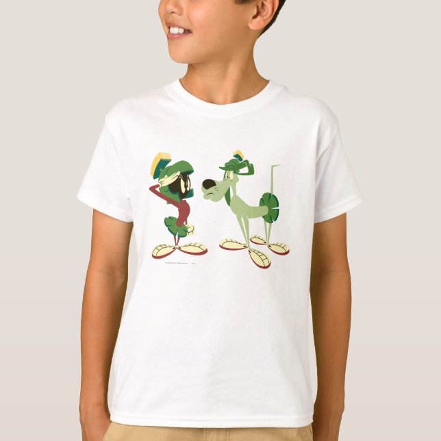 MARVIN THE MARTIAN™ und K-9 2 T-Shirt (Vorderseite)