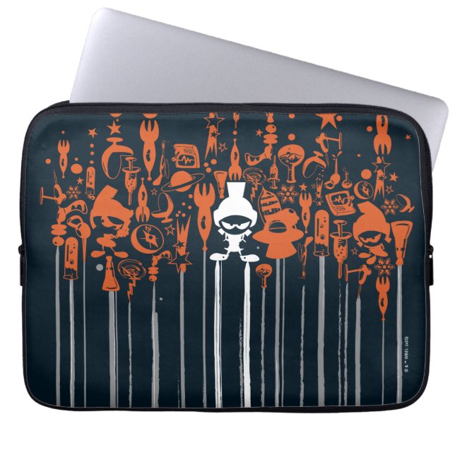 MARVIN THE MARTIAN™ Weapons of Mass Destruruction Laptopschutzhülle (Vorderseite)