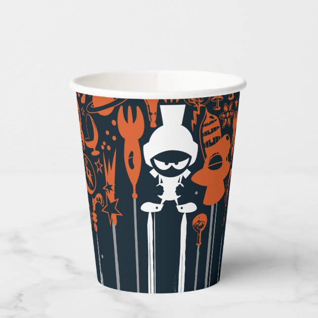 MARVIN THE MARTIAN™ Weapons of Mass Destruruction Pappbecher (Links)