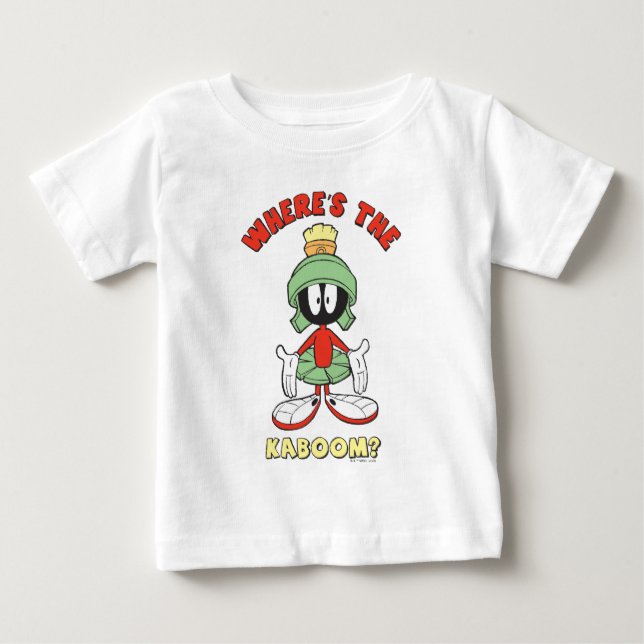 MARVIN THE MARTIAN™ Wo ist der Kaboom? Baby T-shirt (Vorderseite)