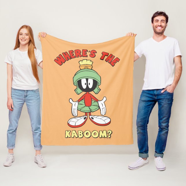 MARVIN THE MARTIAN™ Wo ist der Kaboom? Fleecedecke (Beispiel)