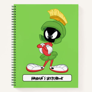 MARVIN THE MARTIAN™   Zeichnend Waffen Notizbuch