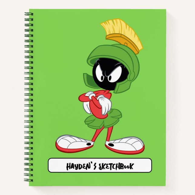 MARVIN THE MARTIAN™ | Zeichnend Waffen Notizbuch (Vorderseite)