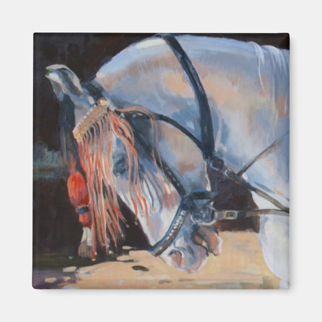 Marwari Horse Rajasthan 2010 Magnet (Vorne)