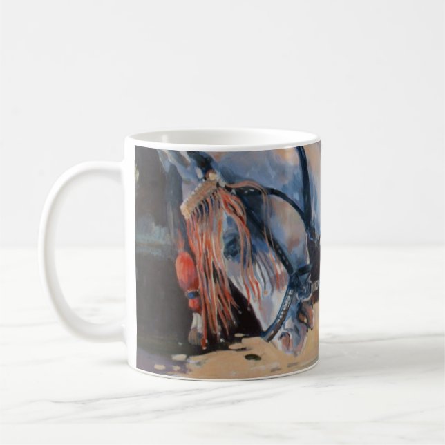 Marwari Pferd Rajasthan 2010 Kaffeetasse (Links)