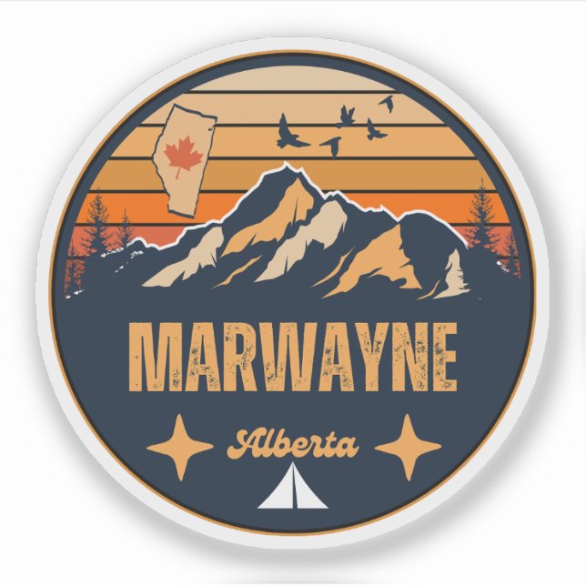 Marwayne, Alberta Aufkleber (Vorderseite)