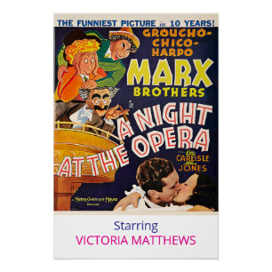 Marx Brothers Personalisiertes Stern Movie Poster