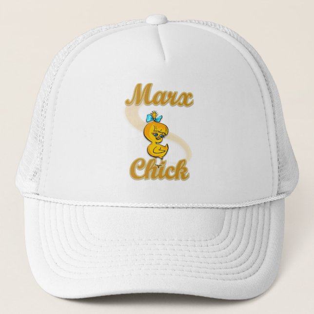 Marx Chick Truckerkappe (Vorderseite)