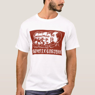 Marx, Engels, Lenin, Stalin und Mao T-Shirt