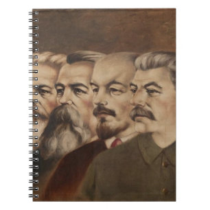 Marx, Engels, Lenin und Stalin Notizblock