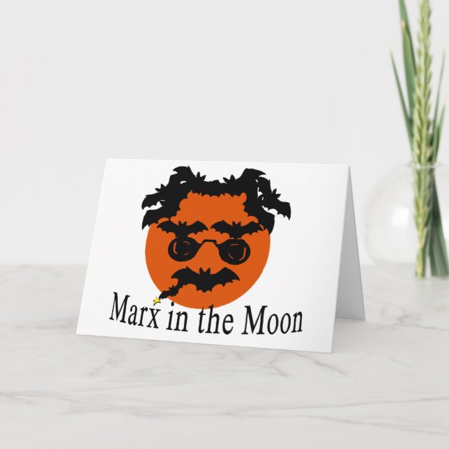 MARX IN THE MOON KARTE (Vorderseite)