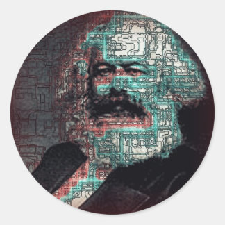 Marx Runder Aufkleber