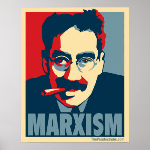 Marxismus: Obama-Parodie-Plakat Poster