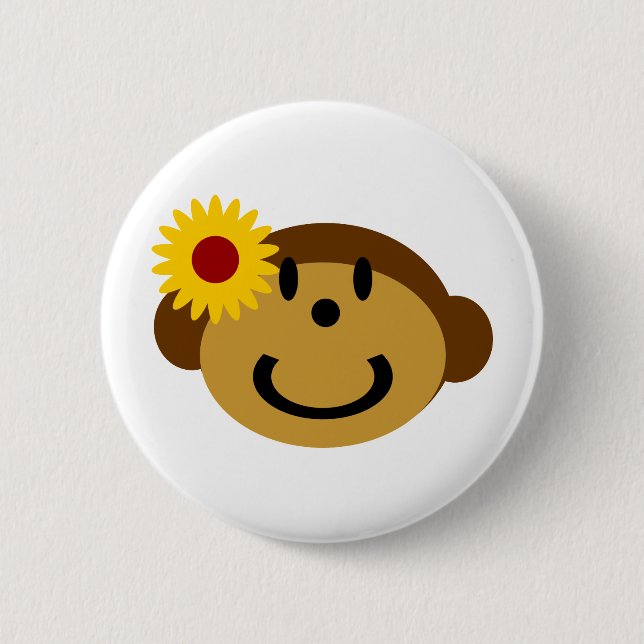 Mary-Affe Button (Vorderseite)