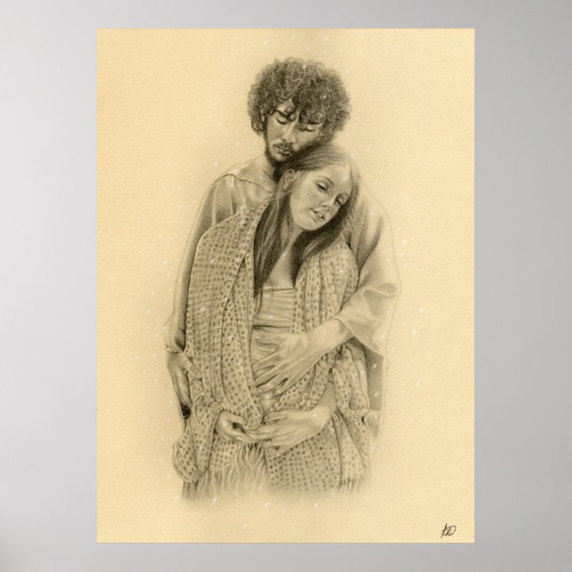 Mary and Joseph Poster/ Print Poster (Vorne)