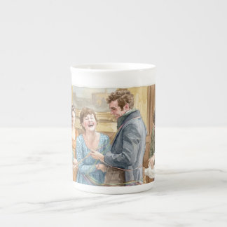Mary and Tom engagement  "The Other Bennet Sister" Prozellantasse