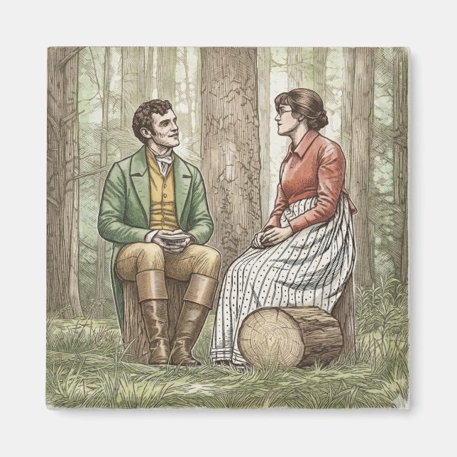 Mary and Tom in "The Other Bennet Sister" Magnet (Vorne)