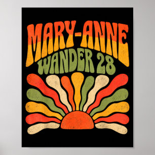 Mary-Anne Wanda 28 Retro Mary Anne Wanda 2028 Poster