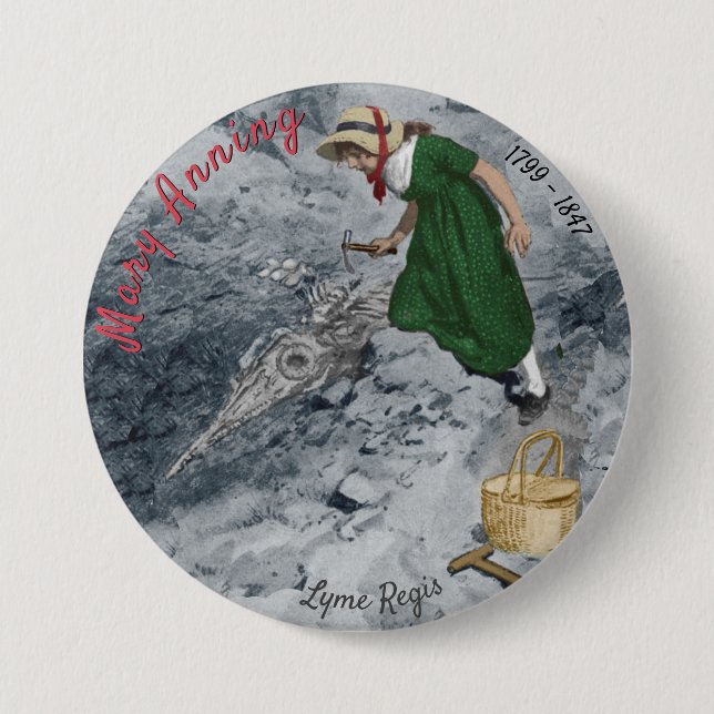 Mary Anning Button #1 (Vorderseite)