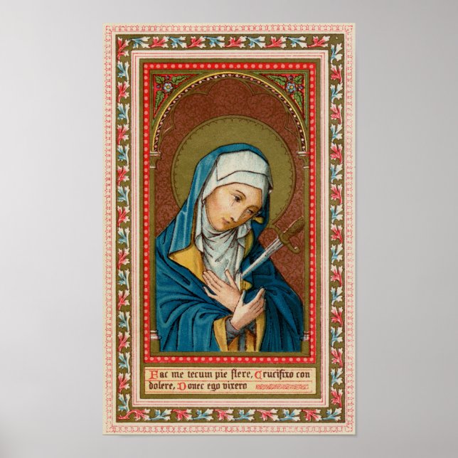 Mary as Mater Dolorosa (Mother of Traurows) (SAU20 Poster (Vorne)